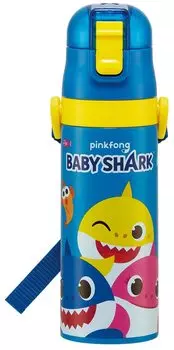 Бутылка для воды Skater Sports из нержавеющей стали 470 мл Baby Shark Children s SDC4-A