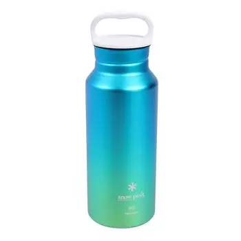 Бутылка для воды Snow Peak, титановая бутылка Aurora 800 Ocean TW-800RE-OC (Зеленый/FF) зелёный