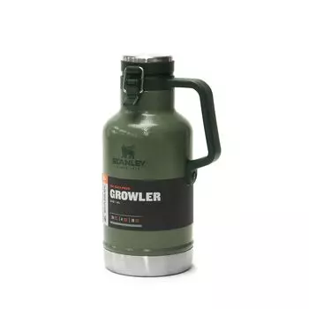 Бутылка для воды STANLEY из нержавеющей стали, классическая вакуумная бутылка для холодного хранения, 1,9 л 10-01941-145 (Зеленый/FF) зелёный