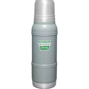 Бутылка для воды STANLEY Milestone объемом 1 л, серебристая, с термоизоляцией и холодоизоляцией, из нержавеющей стали, бутылка для воды на открытом воздухе