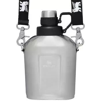 Бутылка для воды STANLEY Stanley Classic 1 литр ЛЕГЕНДАРНАЯ КЛАССИЧЕСКАЯ ФЛЯГА 1.1QT (Серебряный)