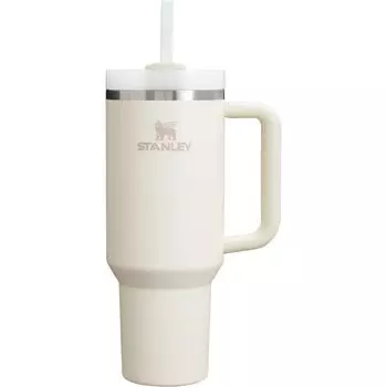 Бутылка для воды STANLEY Vacuum Quencher Cream, бутылка из нержавеющей стали с холодной изоляцией, кружка с соломинкой, можно мыть в посудомоечной машине, гарантия японского производства H2.0