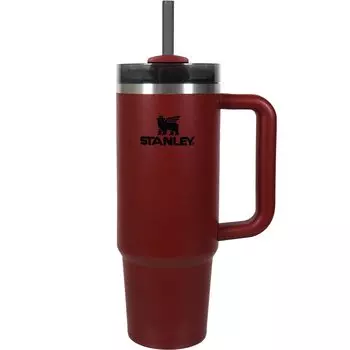 Бутылка для воды STANLEY Vacuum Quencher цвета жженой умбры объемом 880 мл, соломенная, с изоляцией от холода, прочная, с крышкой, бутылка для воды, кружка, которую можно мыть в посудомоечной машине, гарантия жженая умбра жженая