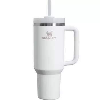 Бутылка для воды STANLEY Vacuum Quencher Frost 1180 мл, бутылка для воды из нержавеющей стали с холодной изоляцией, кружка с соломой, подходит для мытья в посудомоечной машине, гарантия