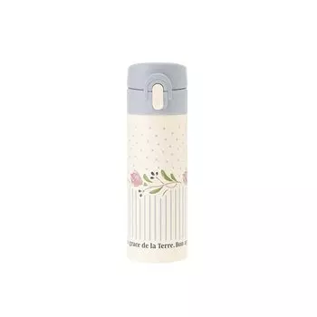 Бутылка для воды Tea AfternoonTea LIVING JD56 Elitage Fleur One Touch Slim Bottle Light Blue [Afternoon Living] Бутылка/Кружка 300 мл/Термос светло-синий
