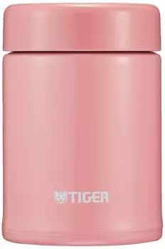 Бутылка для воды Tiger 250 мл, легкая, завинчивающаяся, термокружка, бутылка с вакуумной изоляцией, стакан, пригодная для использования, кружка цвета старой розы, теплая/холодная MCA-C025PO