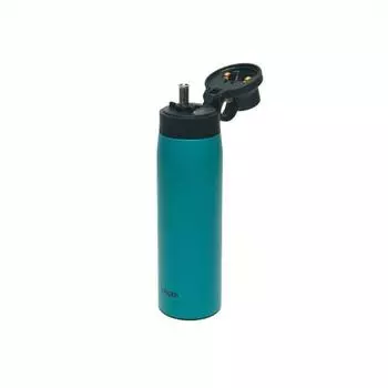 Бутылка для воды TIGER, 500 мл, соломинка из нержавеющей стали, бутылка-кружка, бутылка из нержавеющей стали, бутылка с вакуумной изоляцией, для хранения в холодильнике, для домашнего использования, можно использовать в стакане,