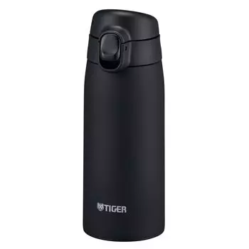 Бутылка для воды Tiger объемом 350 мл, кружка-бутылка из нержавеющей стали, бутылка с вакуумной изоляцией, изоляция для домашнего использования, стакан Stone Black, одно нажатие, подогрев/охлаждение