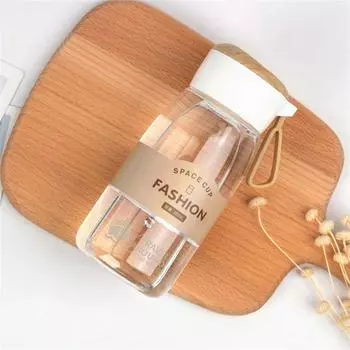 Бутылка для воды ударопрочная анти-падающая маленькая самая продаваемая девушка популярная прочная питьевая посуда небьющаяся чашка ручная чашка космическая чашка 380ml