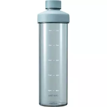 Бутылка для воды Wahei Phrases, кружка, бутылка для воды, 1 л, синяя, с широким горлом, кувшин, бутылка для холодной воды, бутылка для холодильника в любом месте, прозрачная бутылка RH-1746 синий