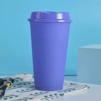 Бутылка для воды Yousheng 401 мл, термостойкая, герметичная, пластиковая, пищевая, обесцвечивающая, стакан для воды для дома синий