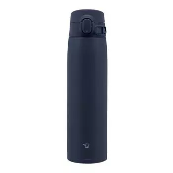 Бутылка для воды ZOJIRUSHI, бесшовная, большой емкости, 720 мл, кружка из нержавеющей стали One Touch, темно-синяя крышка и прокладка встроены, легко мыть, нужно мыть всего 3 предмета