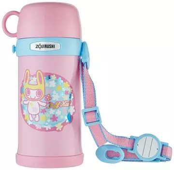 Бутылка для воды ZOJIRUSHI из нержавеющей стали 600 мл Happy Pink SC-MB60-PP