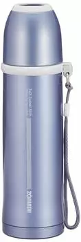 Бутылка для воды ZOJIRUSHI из нержавеющей стали, кружка, бутылка, тип чашки, 250 мл, металлик, синий SS-PC-25-AH