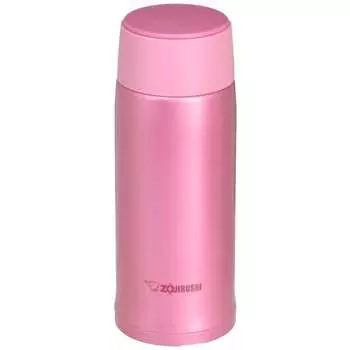 Бутылка для воды ZOJIRUSHI из нержавеющей стали, кружка, бутылка для питья, легкая, с холодной изоляцией, термостойкая, 360 мл, розовая SM-NA36-PA