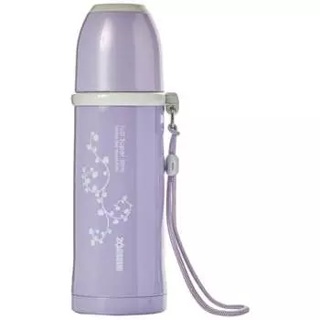 Бутылка для воды ZOJIRUSHI из нержавеющей стали, кружка, бутылка, тип чашки, 200 мл, фиолетово-розовая SS-PC-20-VV