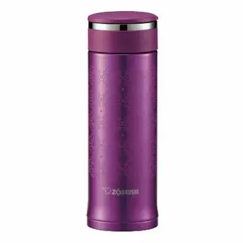 Бутылка для воды ZOJIRUSHI кружка из нержавеющей стали аметистового цвета емкостью 0,3 л, не разбирается [легко разбирается] SM-EC30-VC фиолетовый
