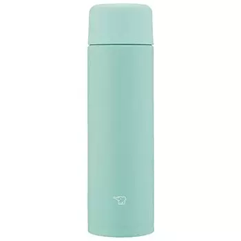 Бутылка для воды Zojirushi SM-MA35-AL, бесшовная бутылка для воды, маленькая емкость, 11,8 жидких унций (350 мл), Винт, кружка из нержавеющей стали, нежно-бирюзовый, интегрированная