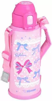 Бутылка для воды Zojirushi Zojirushi с трубочкой из нержавеющей стали 520 мл розовая SD-CB50-PA розовый