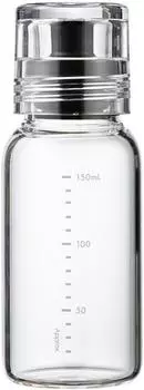 Бутылка для заправки Slim 150 мл Можно использовать с кипящей водой Black Hario) ДБСН-150-Б