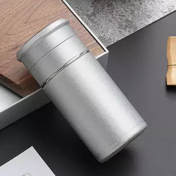 Бутылка для заваривания чая с легким модным стаканом объемом 300 мл для домашнего кемпинга