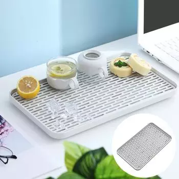 Бутылка Двойной Слой Поддон Для Сушки Детская Посуда Мать Сушилка Стойки Escurreplatos Пластик Фрукты 31X17.5X2.5CM