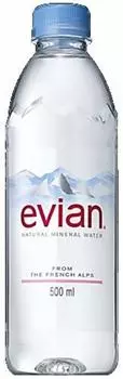 Бутылка Evian Evian PET500мл x 24 шт.
