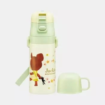 Бутылка из нержавеющей стали 2WAY (прямой тип: 420 мл/тип чашки: 350мл), Корейский популярный бандай