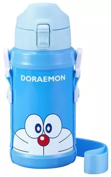Бутылка из нержавеющей стали OSK Doraemon Direct, светло-голубая, SBR-600D [SBR-600D] светло-синий