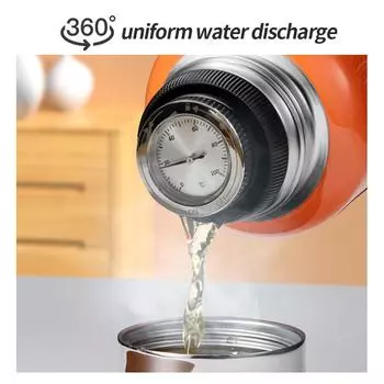 Бутылка из нержавеющей стали с вакуумной изоляцией 304, 600 мл, подарочная коробка, для офиса, профессиональный стиль, кофейная кружка, термос, портативная электронная почта 0.6L чёрный