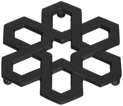 Бутылка из железа Seieido Oigen Nambu Snow Lattice, черная D234 чёрный