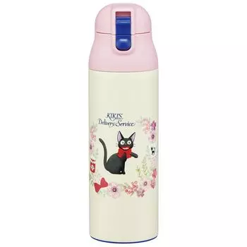 Бутылка-кружка Skater 500 мл, термоизолированная бутылка для воды из нержавеющей стали, служба доставки, французская студия Ghibli Kiki s SDPC5-A