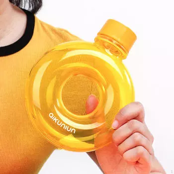 Бутылка-кувшин термостойкая питьевая для спальни, дома, улицы, бега, праздничных подарков 350ml Orange