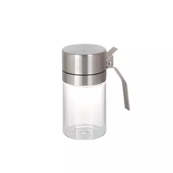 Бутылка масла и уксуса Dulton, 7,8 жидких унций (200 мл), Бутылка для масла, заправка, кувшин для соевого соуса, приправа, нержавеющая сталь One-Touch, стакан с крышкой, емкость для хранения