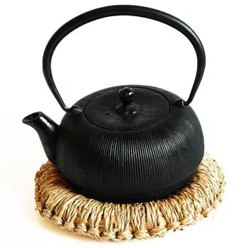 Бутылка Nambu Ironware Железный чайник Thousand Striped Pattern 700 мл No Сделано в Японии Kitsusako [набор Igusa] эмаль/чайник