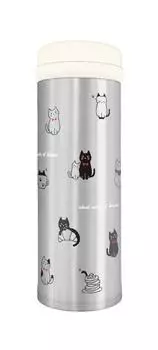 Бутылка OSK Chat Noir et Blanc легкая из нержавеющей стали 350 мл белая термальная/холодная SB-350B белый