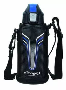 Бутылка Pearl Metal Direct 800 синяя x черная с чехлом-зарядным устройством Neo HB-5248 0,8 л синий