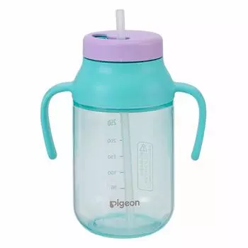 Бутылка Pigeon Straw Bottle Klut Aqua Blue 1 шт. (х 1)