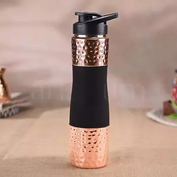 Бутылка-поилка 100% чистая медная бутылка для воды 1 литр защита от протекания прочная защита от ржавчины медная бутылка с добавленными преимуществами для здоровья