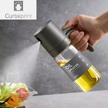Бутылка-распылитель для масла, 250 мл, диспенсеры для растительного масла из боросиликатного стекла, распылитель оливкового масла Mister для фритюрницы, выпечки салатов чёрный