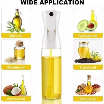 Бутылка-распылитель для масла Диспенсер для оливкового масла Стеклянный распылитель для домашнего масла Mister для укладки волос Садовые растения Кухонные принадлежности