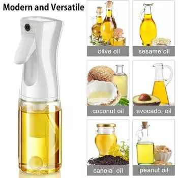Бутылка-распылитель для масла для приготовления пищи, кухонный распылитель оливкового масла для кемпинга, барбекю, выпечки, уксуса, соевого соуса, 200 мл, 300 мл, 500 мл