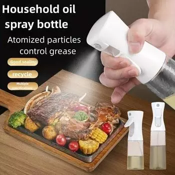 Бутылка-распылитель для масла, кухонный диспенсер для барбекю, приготовления пищи, кемпинга, выпечки, пустые контейнеры для уксуса, соевого соуса, распылитель, приправы 200/300/500 мл