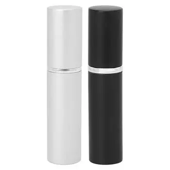 Бутылка-распылитель для воды Ultra Fine Mist, пустая, многоразовая, стеклянная, портативная, Mister Spray Bottle 5 мл Silver