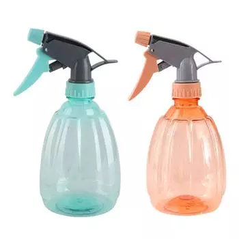 Бутылка-распылитель пластиковая 500 мл регулируемая насадка триггерная ручка бутылка-распылитель для полива растений Green