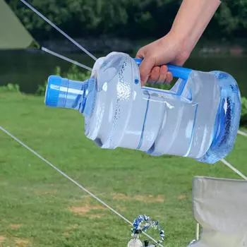 Бутылка с дозатором воды, кувшин, утолщенное портативное многоразовое ведро для бутылок, питьевые напитки