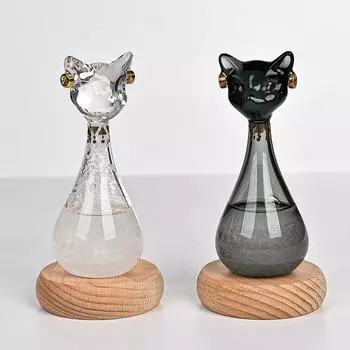 Бутылка с прогнозом погоды, бутылочка с египетским котом, подарок на день рождения