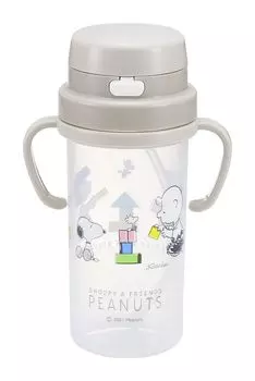 Бутылка с трубочкой OSK 370 мл Snoopy SC-370S