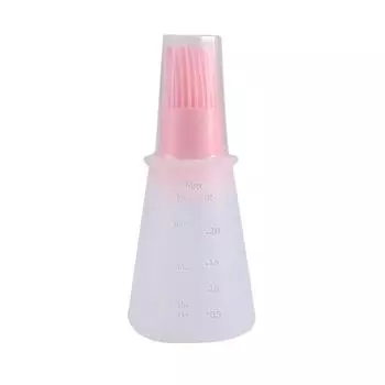 Бутылка-спрей для силиконового масла Нетоксичный инструмент для приготовления барбекю НОВАЯ Бутылка для выдавливания масла Барбекю розовый