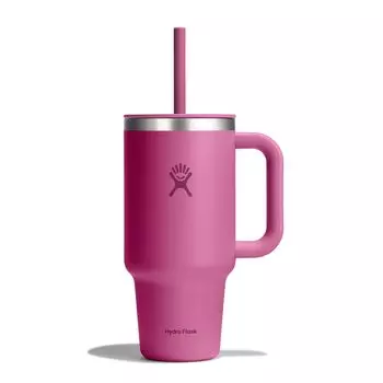 Бутылка-стакан All Around Travel Tumbler All Around Travel Tumbler 32 унции 946 мл Листовая термоизоляция Соломенная ручка Японский (Подлинный продукт)